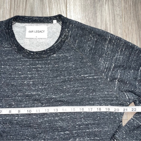 Our Legacy Grey‎ Sweatshirt Size 46 - Picture 8 of 8